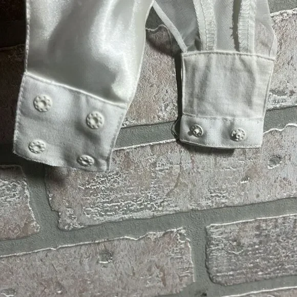 Victorias Secret Satin Pearl/Sequin Bodysuit- Size XS - Picture 5 of 7